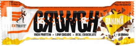 Extrifit Protein Bar Crunch 50 g - banán