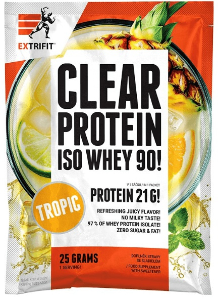 Extrifit Clear Protein Iso Whey 90! 25 g - Tropic