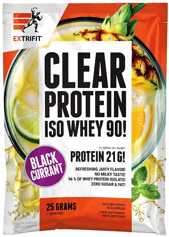 Extrifit Clear Protein Iso Whey 90! 25 g black currant