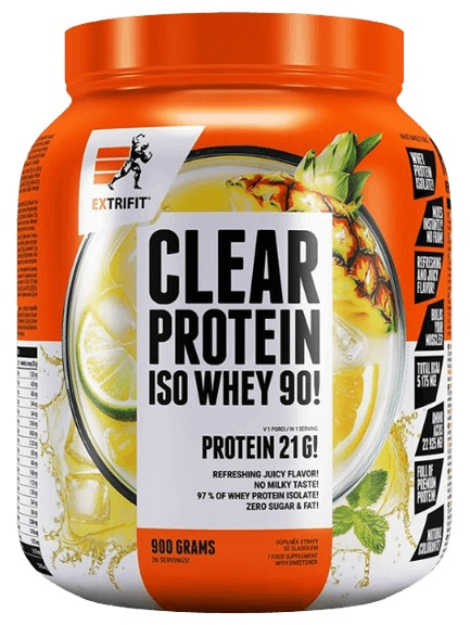 Extrifit Clear Protein Iso Whey 90! 900 g - Peach Ice Tea