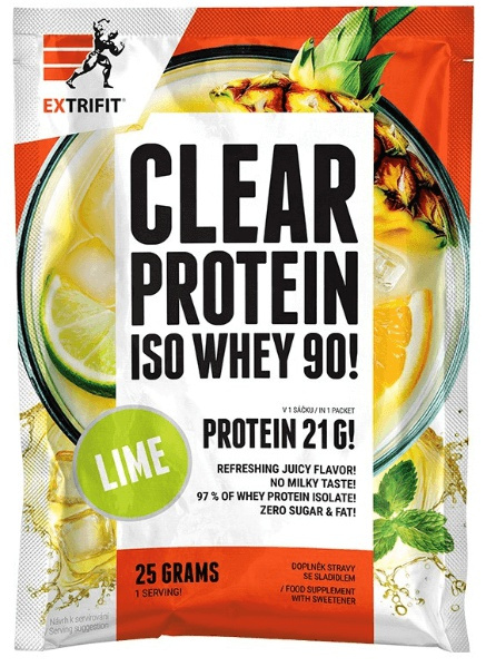 Extrifit Clear Protein Iso Whey 90! 25 g - Peach Ice Tea