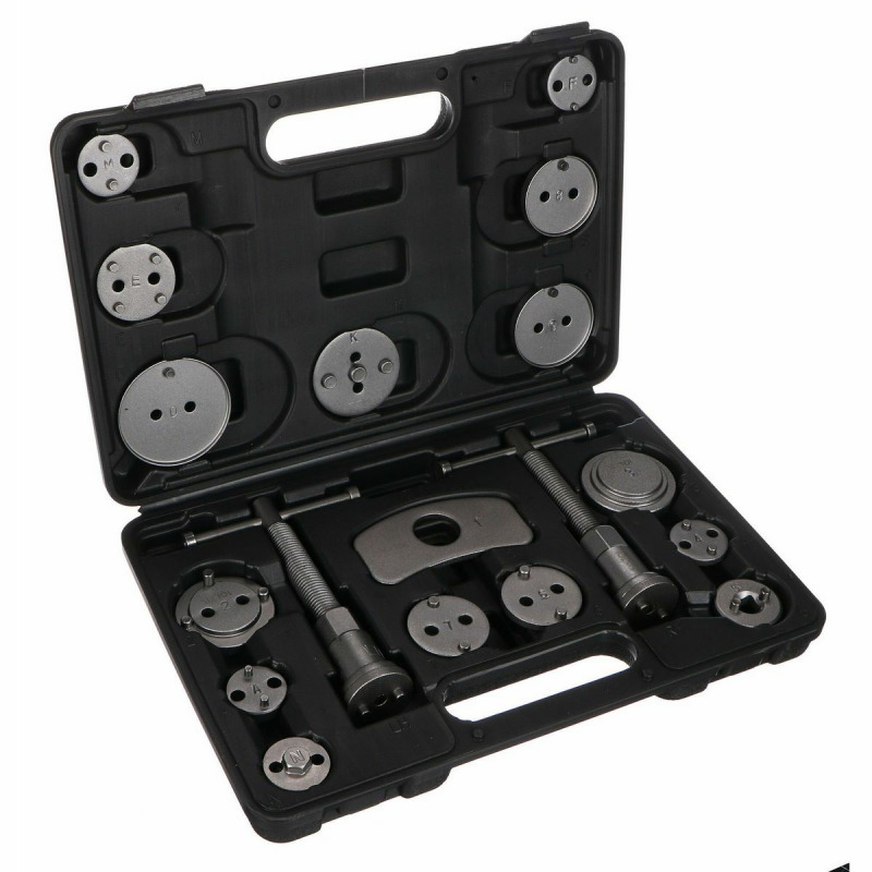 Stlačovák brzdových pístů MECHANIC BRAKE SET BLACK 18, sada 18ks SIXTOL