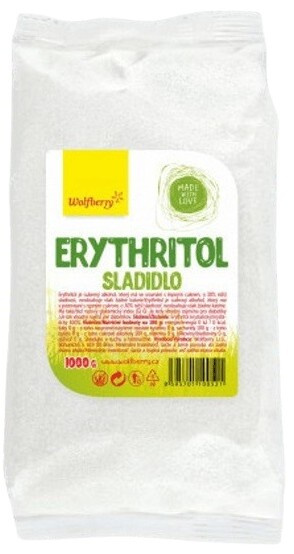 WOLFBERRY Erythritol v sáčku 1000 g