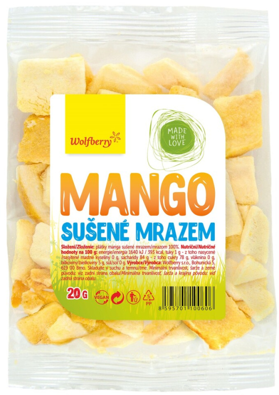 WOLFBERRY Mango sušené mrazem 20 g