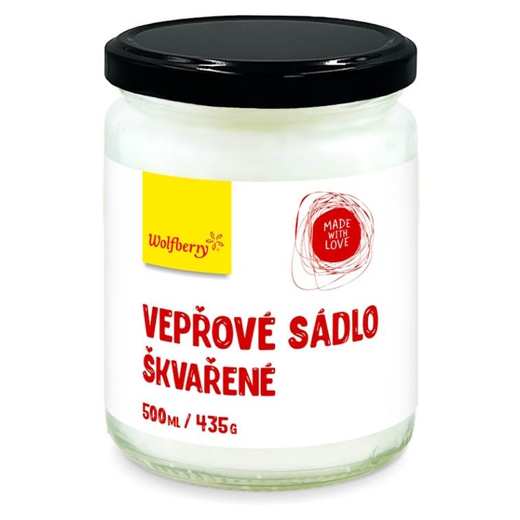 WOLFBERRY Sádlo škvařené vepřové 435 g