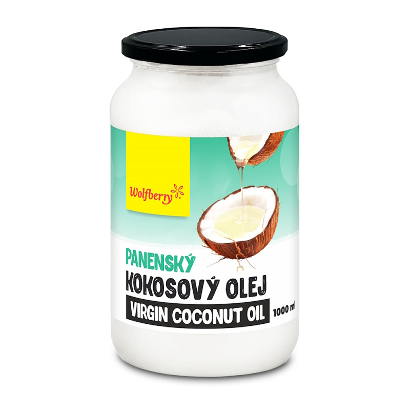 WOLFBERRY Panenský kokosový olej 1000 ml