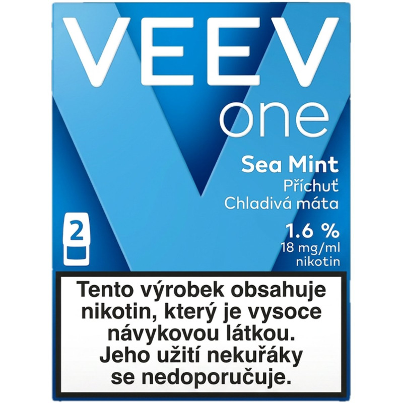 VEEV One 2000 Sea Mint 2 náplně do e-cigarety