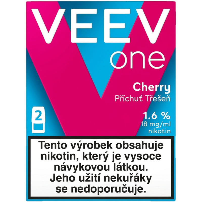 VEEV One 2000 Cherry 2 náplně do e-cigarety