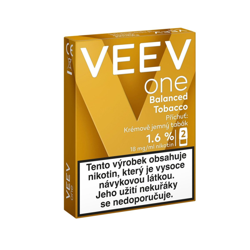 VEEV One Balanced Tobacco 2 náplně do e-cigarety