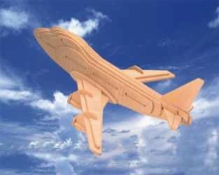 Woodcraft Dřevěné 3D Puzzle Letadlo Boeing