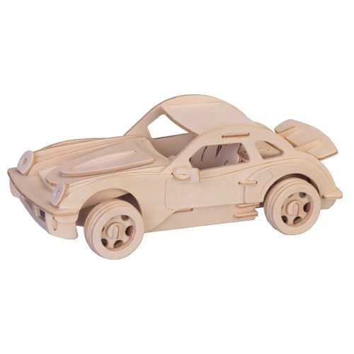 Dřevěné 3D Puzzle Porsche
