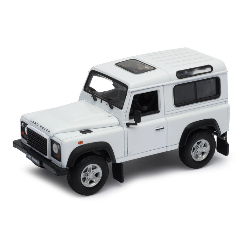 Welly Rover Land Defender bílá 1:24