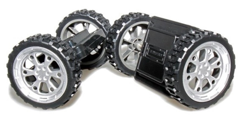 magformers dvojkolečka – sada 2 ks na podvozkových destičkách