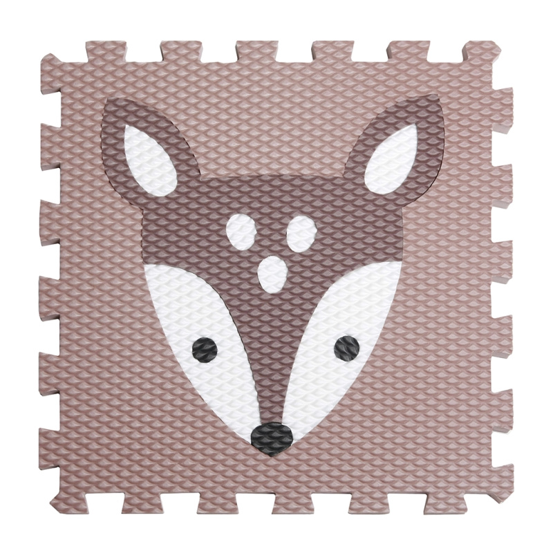 Minideckfloor koloušek – hnědý s tmavě hnědým kolouškem