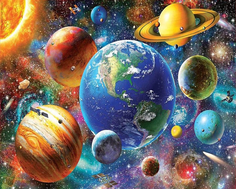 Sada na diamantové malování Země