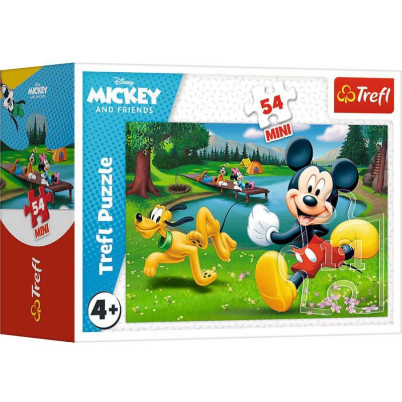 TREFL Displej Mickey Mouse Kouzelný den 54 dílků 40 dílků