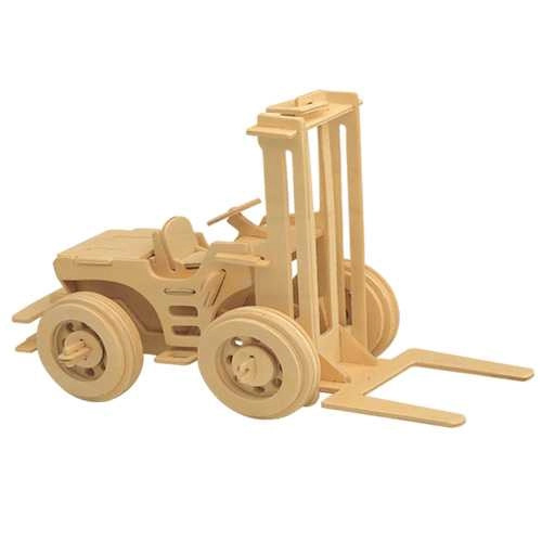 Dřevěné 3D puzzle Vysokozdvižný vozík