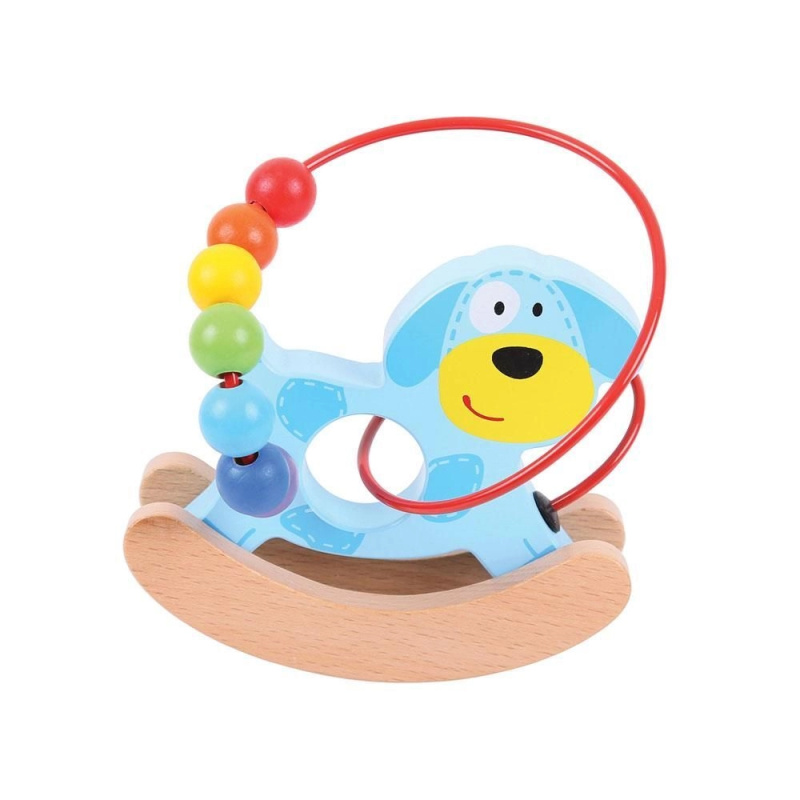 Bigjigs Baby motorický labyrint houpačka pejsek (neoriginální obal)