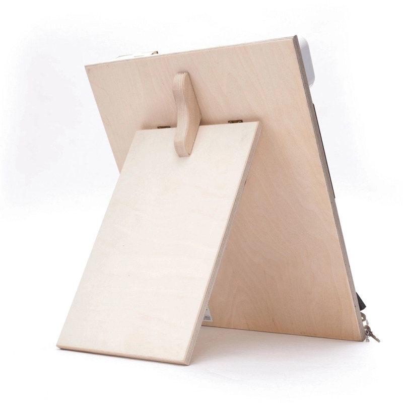 Manibox dřevěný stojan k senzorickým deskám Activity board – Střední