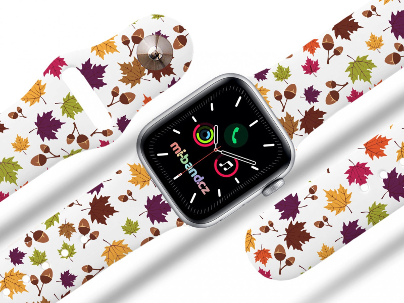 Mi-band Apple watch řemínek Spadané listí Rozměr: 38/40/41mm