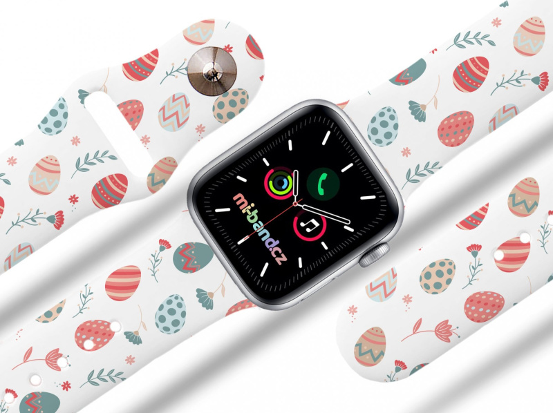 Mi-band Apple watch řemínek Velikonoční vajíčka Rozměr: 38/40/41/42(S10)mm