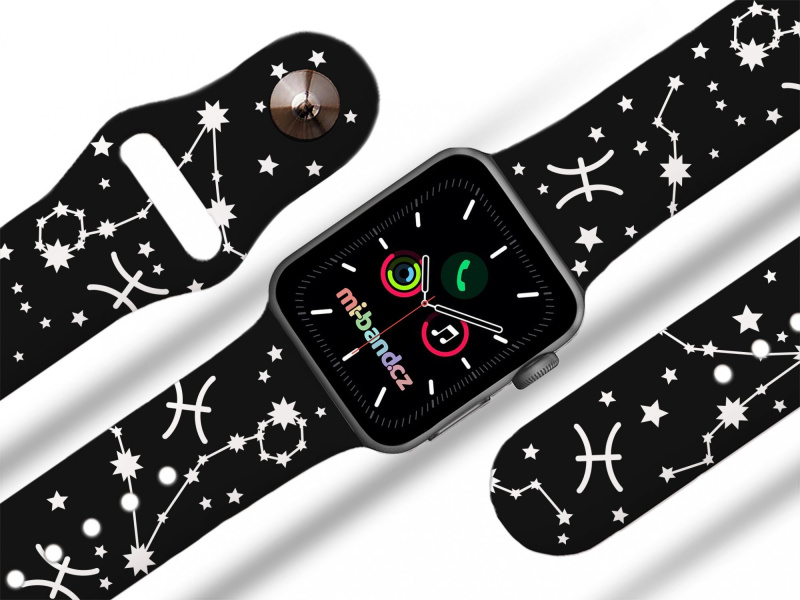 Mi-band Apple watch řemínek 38/40/41/42(S10) Znamení zvěrokruhu 2 Rozměr: 38/40/41/42(S10)mm, znamení: ryby