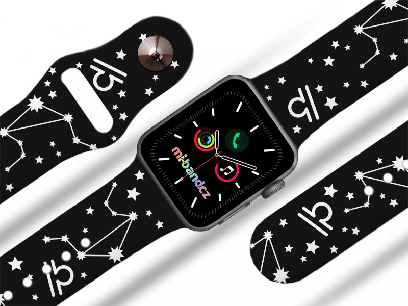 Mi-band Apple watch řemínek 38/40/41/42(S10) Znamení zvěrokruhu 2 Rozměr: 38/40/41/42(S10)mm, znamení: váhy