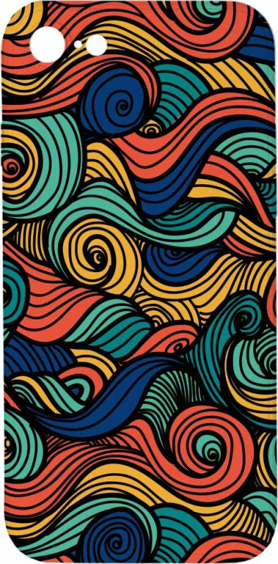 Mi-band Kryt Barevné vlny pro iPhone 7/8/SE2020