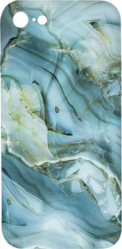 Mi-band Kryt Modro šedý mramor pro iPhone 7/8/SE2020