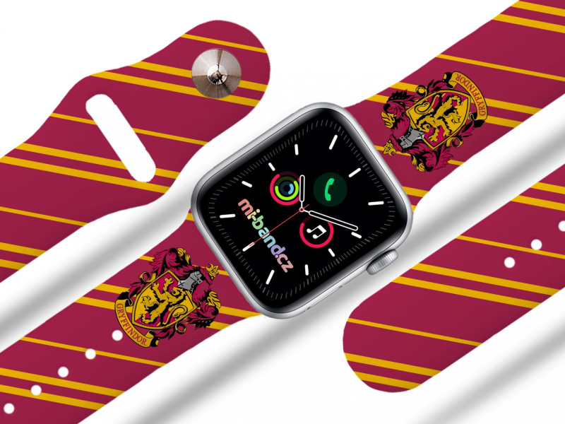 Miband Apple watch řemínek Harry Potter - Nebelvír kravata Rozměr: 42/44/45/46/49mm