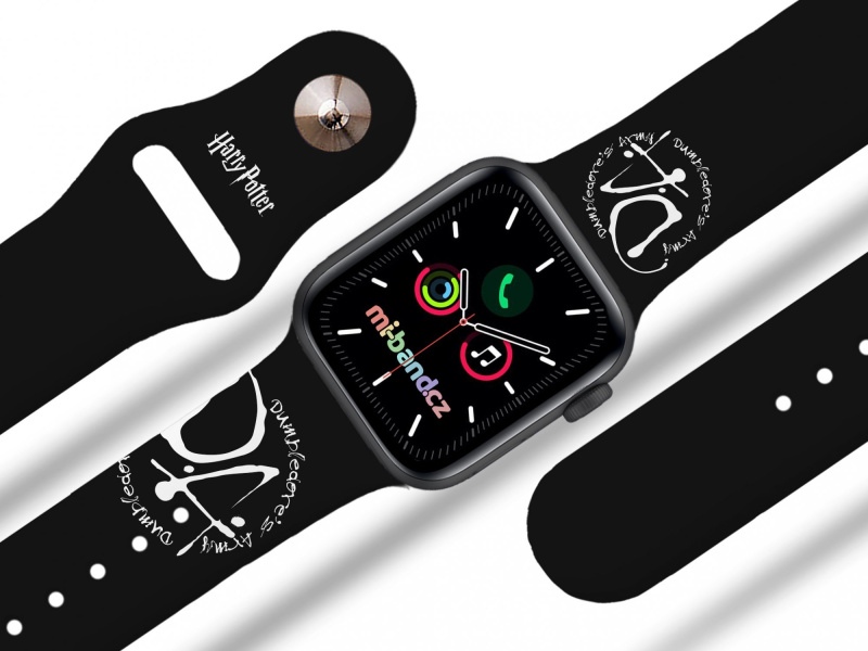 Miband Apple watch řemínek Harry Potter - Brumbálova armáda Rozměr: 42/44/45/46/49mm, barva pásku: černá