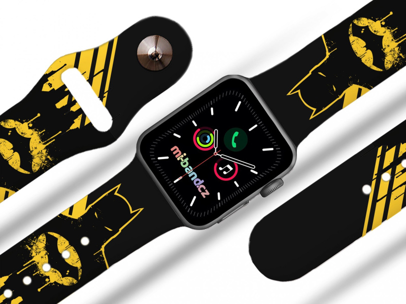 Miband Apple watch řemínek Batman 1 Rozměr: 42/44/45/46/49mm