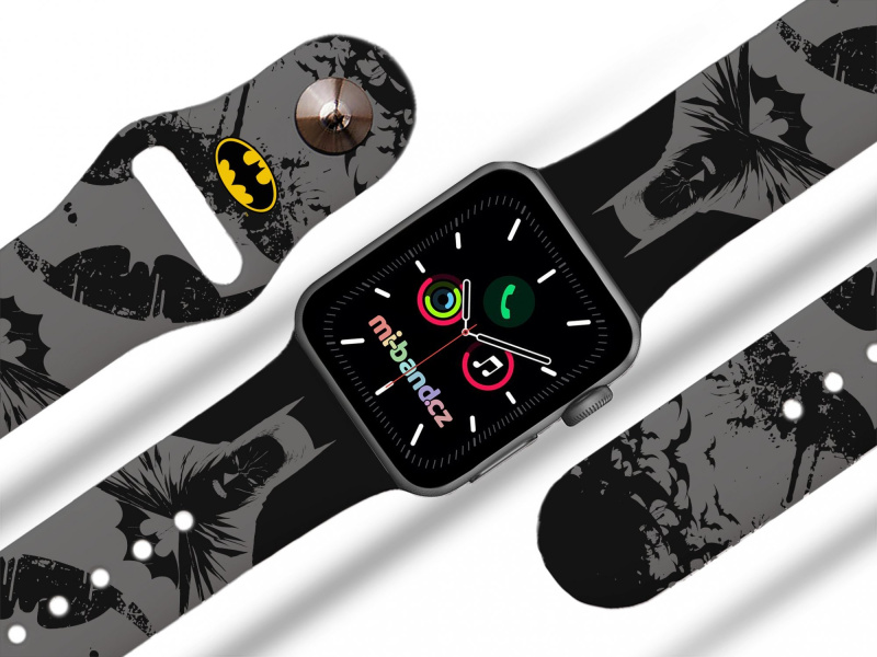 Miband Apple watch řemínek Batman 16 Rozměr: 42/44/45/46/49mm