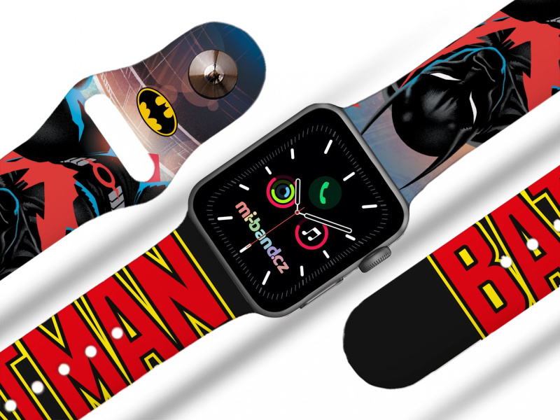 Miband Apple watch řemínek Batman 17 Rozměr: 38/40/41/42(S10)mm