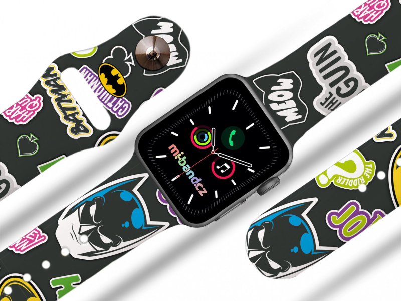 Miband Apple watch řemínek Batman - Samolepky Rozměr: 38/40/41/42(S10)mm