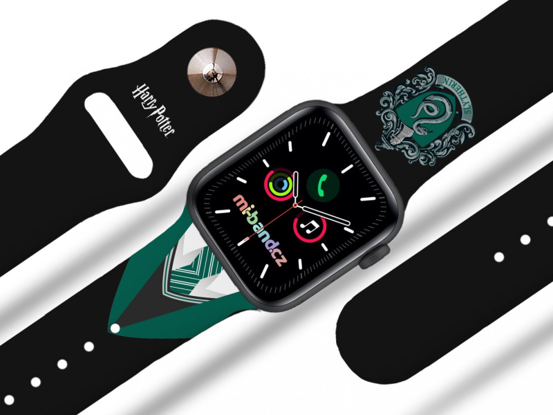 Miband Apple watch řemínek Harry Potter - Zmijozel uniforma Rozměr: 38/40/41/42(S10)mm