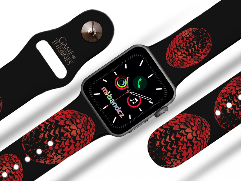 Miband Apple watch řemínek GOT 1 - Dračí vejce Rozměr: 42/44/45/46/49mm