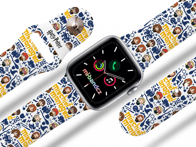 Miband Apple watch řemínek Harry Potter - Harry Potter charms 5 Rozměr: 42/44/45/46/49mm