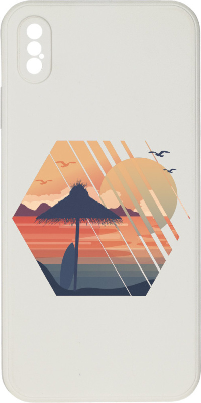 Mi-band Kryt Západ slunce bílý pro iPhone XS Max