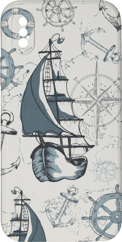 Mi-band Kryt Námořní pro iPhone X/XS