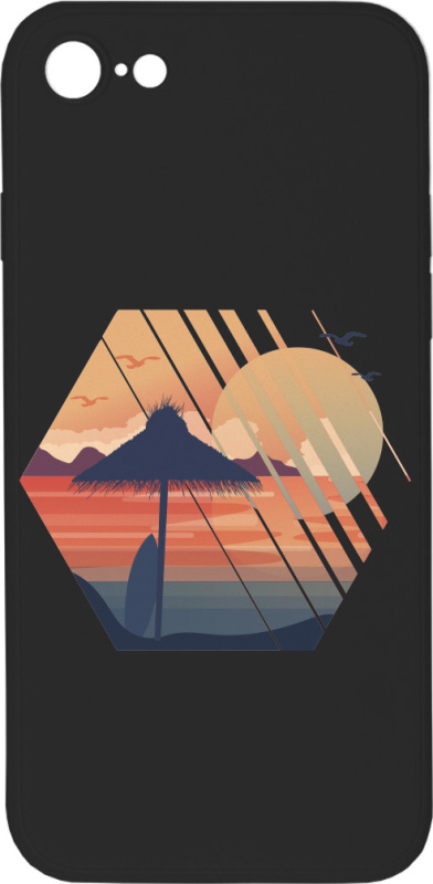 Mi-band Kryt Západ slunce černý pro iPhone 7/8/SE2020