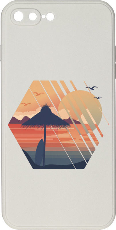 Mi-band Kryt Západ slunce bílý pro iPhone 7/8 Plus
