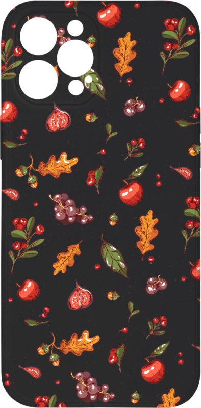 Mi-band Kryt Podzimní nadílka černý pro iPhone 12 Pro Max