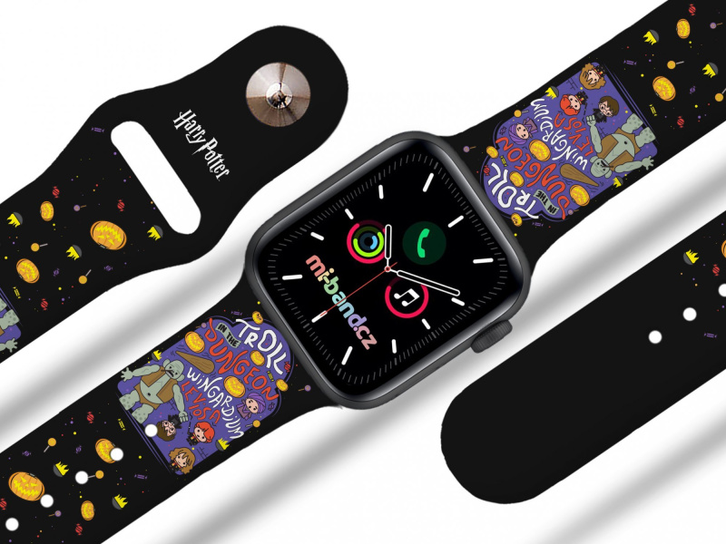 Miband Apple watch řemínek Harry Potter - Trol ve sklepení charms Rozměr: 42/44/45/46/49mm