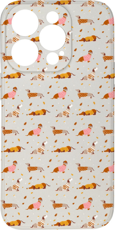 Mi-band Kryt Jezevčíci ve svetru pro iPhone 14 Pro Max