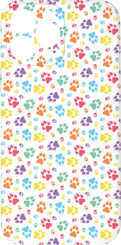 Mi-band Kryt Barevné tlapičky pro iPhone 13 Pro Max