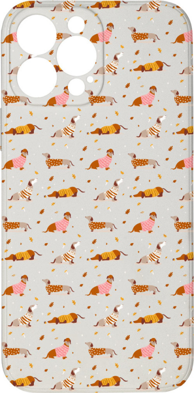 Mi-band Kryt Jezevčíci ve svetru pro iPhone 13 Pro Max