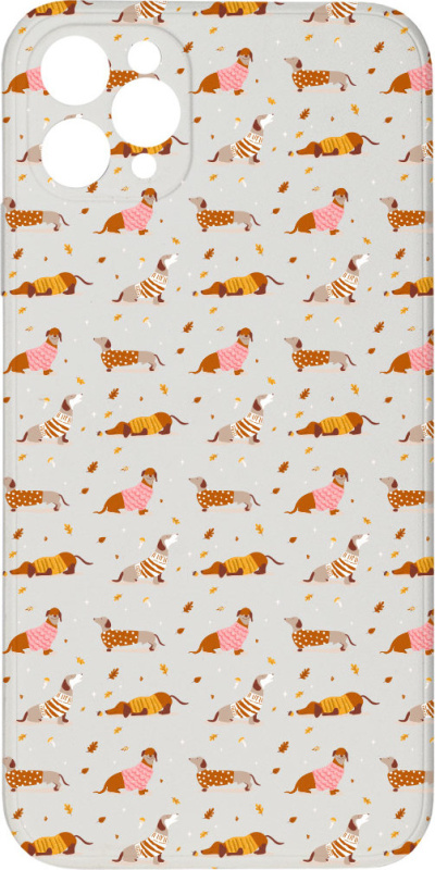 Mi-band Kryt Jezevčíci ve svetru pro iPhone 11 Pro Max