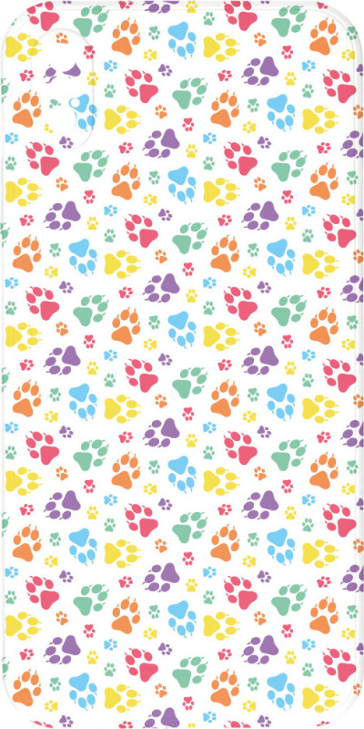 Mi-band Kryt Barevné tlapičky pro iPhone XS Max