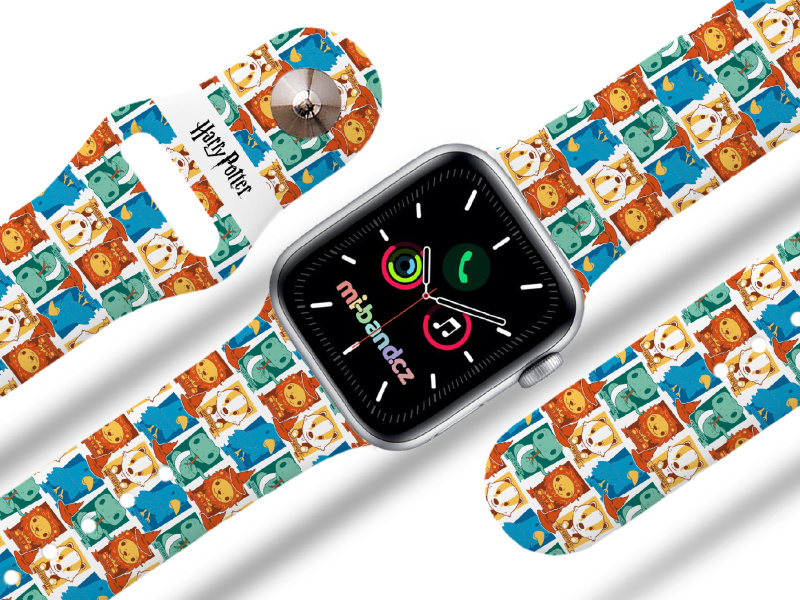 Miband Apple watch řemínek Harry Potter - Bradavické koleje Rozměr: 38/40/41/42(S10)mm